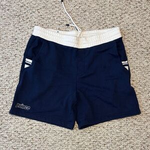 Prince Blue and White Athletic Shorts